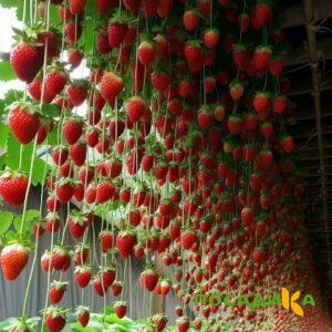 Клубника ампельная Анастасия купить по цене от 370р. в интернет-магазине «Посадика» с доставкой почтой в в Чапаевске и по всей России – [изображение №1].